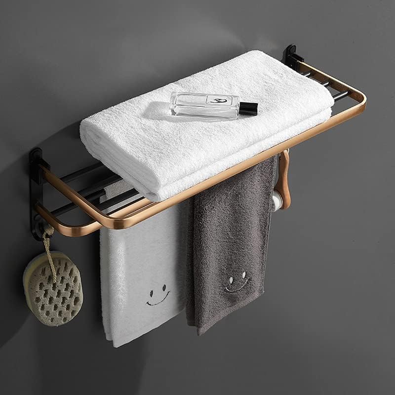 SLNFXC מגבת בית מדף אמבטיה שמפו שמפו מגבות קוסמטי מגבות מתלה אמבטיה מחזיק פינת אמבטיה