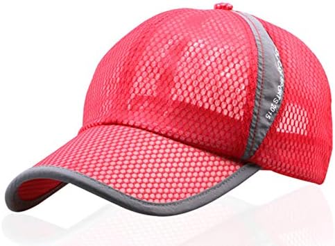 יוניסקס רשת טניס כובע חיצוני נגד אולטרה סגול מהיר יבש מתכוונן ריצה בייסבול כובע