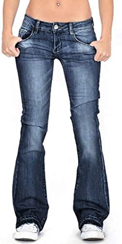 אילוגו ישר רגל ג 'ינס לנשים קרע מכפלת נמוך מותן ג' ינס לנשים ז ' אן סטודיו ו נשים